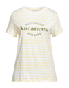 Max Mara Printed T-shirt In Yellow
