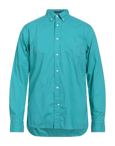 Gant Shirts In Turquoise
