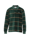 OBEY OBEY MAN POLO SHIRT EMERALD GREEN SIZE S COTTON, POLYESTER