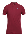 Barbour Polo Shirts In Red