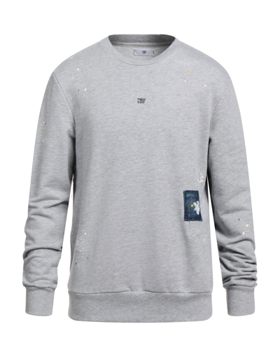 Pmds Premium Mood Denim Superior Sweatshirts In Grey