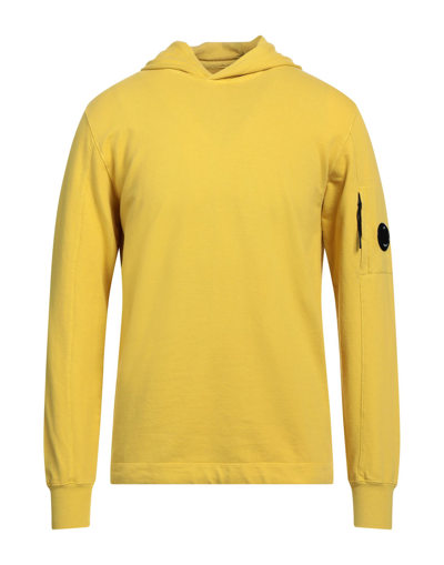 C.p. Company Sweatshirts In Yellow