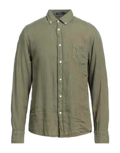 Gant Shirts In Military Green