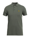 Lyle & Scott Polo Shirts In Military Green