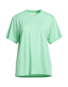 LOULOU STUDIO LOULOU STUDIO WOMAN T-SHIRT LIGHT GREEN SIZE S COTTON