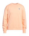 Maison Kitsuné Orange Fox Head Sweatshirt In Pink