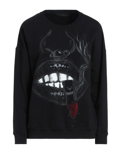 Frankie Morello Sweatshirts In Black