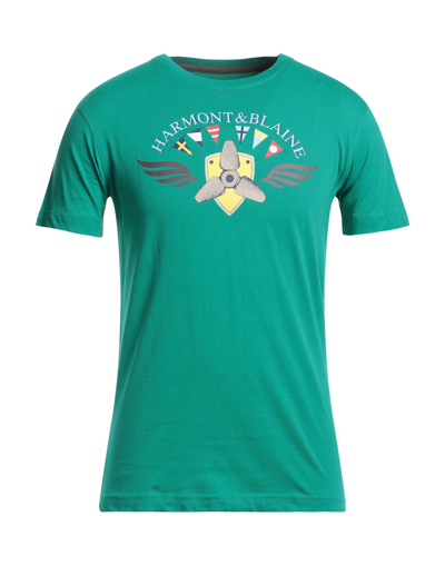 Harmont & Blaine T-shirts In Green