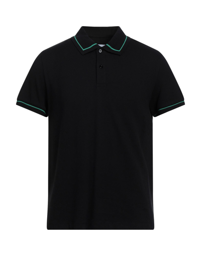 Bikkembergs Polo Shirts In Black