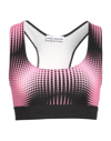 Rabanne Top With Logo Band In Pink