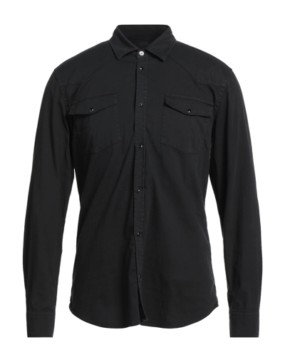 Dondup Denim Shirts In Black