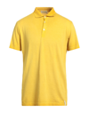 Brooksfield Polo Shirts In Yellow