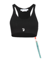 Off-white Woman Top Black Size 4 Cotton, Polyamide, Lycra In Black