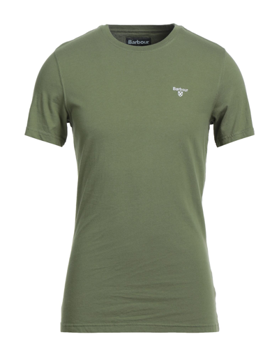 Barbour T-shirts In Green