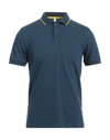 Sun 68 Polo Shirts In Blue
