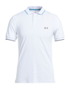 Sun 68 Polo Shirts In White
