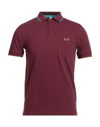 Sun 68 Polo Shirts In Red