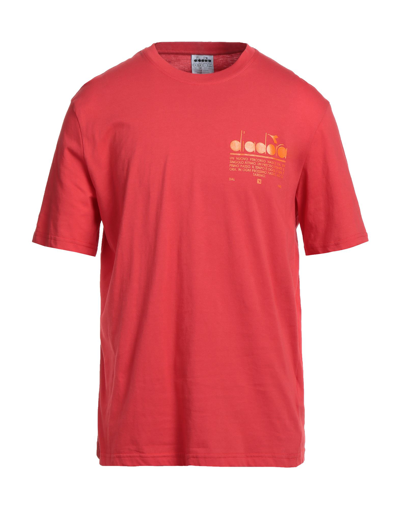 Diadora T-shirts In Red