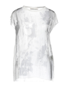 LAMBERTO LOSANI LAMBERTO LOSANI WOMAN TOP WHITE SIZE 8 SILK