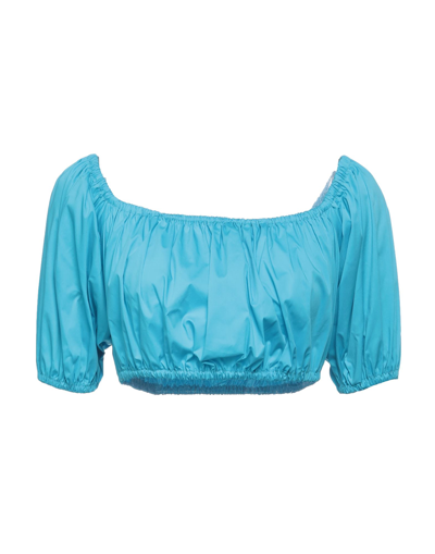 Soallure Tops In Blue