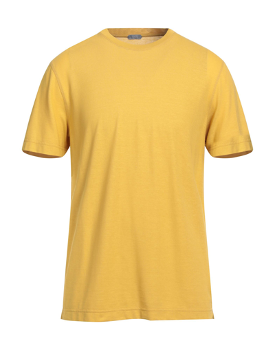 ZANONE ZANONE MAN T-SHIRT MARIGOLD SIZE 44 COTTON