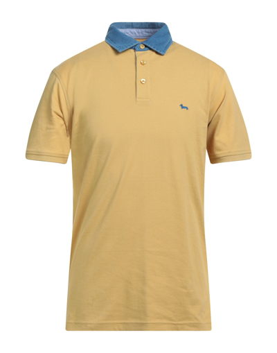Harmont & Blaine Polo Shirts In Ocher