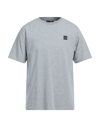 OUTHERE OUTHERE MAN T-SHIRT GREY SIZE XL COTTON