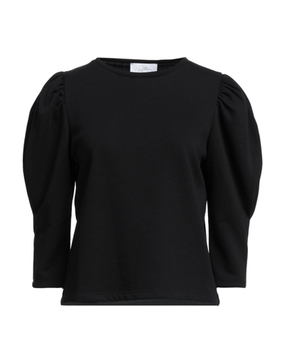 Soallure Sweatshirts In Black