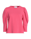 Soallure Sweatshirts In Fuchsia