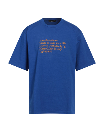 Dolce & Gabbana T-shirts In Blue