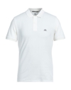 C.p. Company C. P. Company Man Polo Shirt White Size Xs Cotton, Elastane