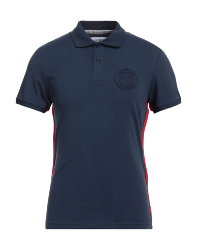 Bikkembergs Polo Shirts In Blue