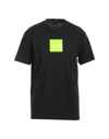 Huf T-shirts In Black