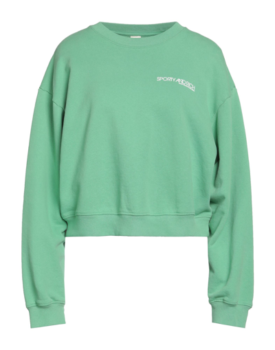 Sporty And Rich Sweatshirts In Green