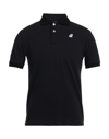 K-way Polo Shirts In Black