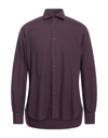 Barba Napoli Shirts In Deep Purple