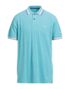 Harmont & Blaine Polo Shirts In Sky Blue