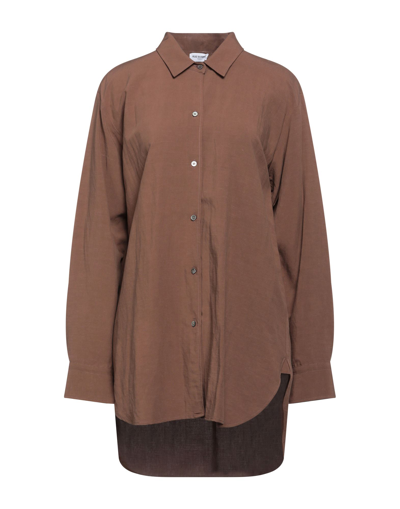 Rue Du Bac Shirts In Brown