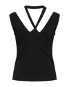Mm6 Maison Margiela Tops In Black