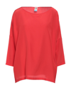 M Missoni Blouses In Red