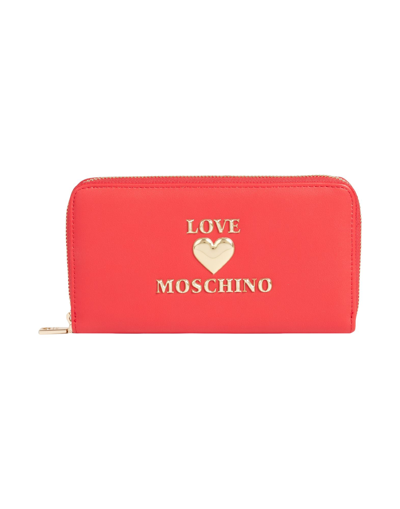 Love Moschino Wallets In Red