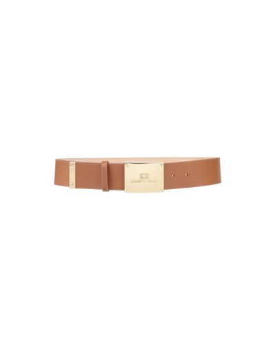 Elisabetta Franchi Belts In Tan