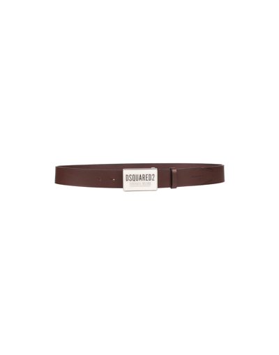 Dsquared2 Belts In Dark Brown