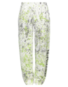 Aries No Problemo Spatter Print Cotton Joggers In White