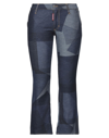 Dsquared2 Denim Cropped In Blue
