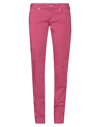 Jacob Cohёn Woman Pants Fuchsia Size 30 Cotton, Elastane In Magenta