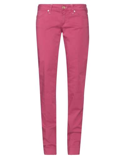 Jacob Cohёn Woman Pants Fuchsia Size 30 Cotton, Elastane In Pink