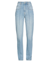 ISABEL MARANT ISABEL MARANT WOMAN JEANS BLUE SIZE 8 COTTON