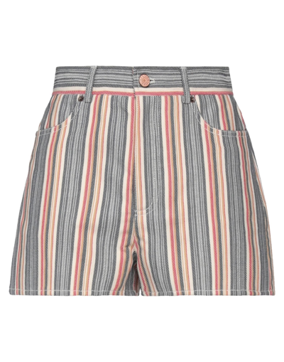 SEE BY CHLOÉ SEE BY CHLOÉ WOMAN SHORTS & BERMUDA SHORTS MIDNIGHT BLUE SIZE 8 COTTON