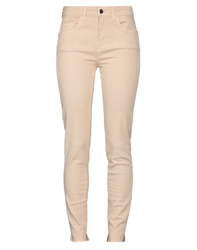 Liu •jo Pants In Beige